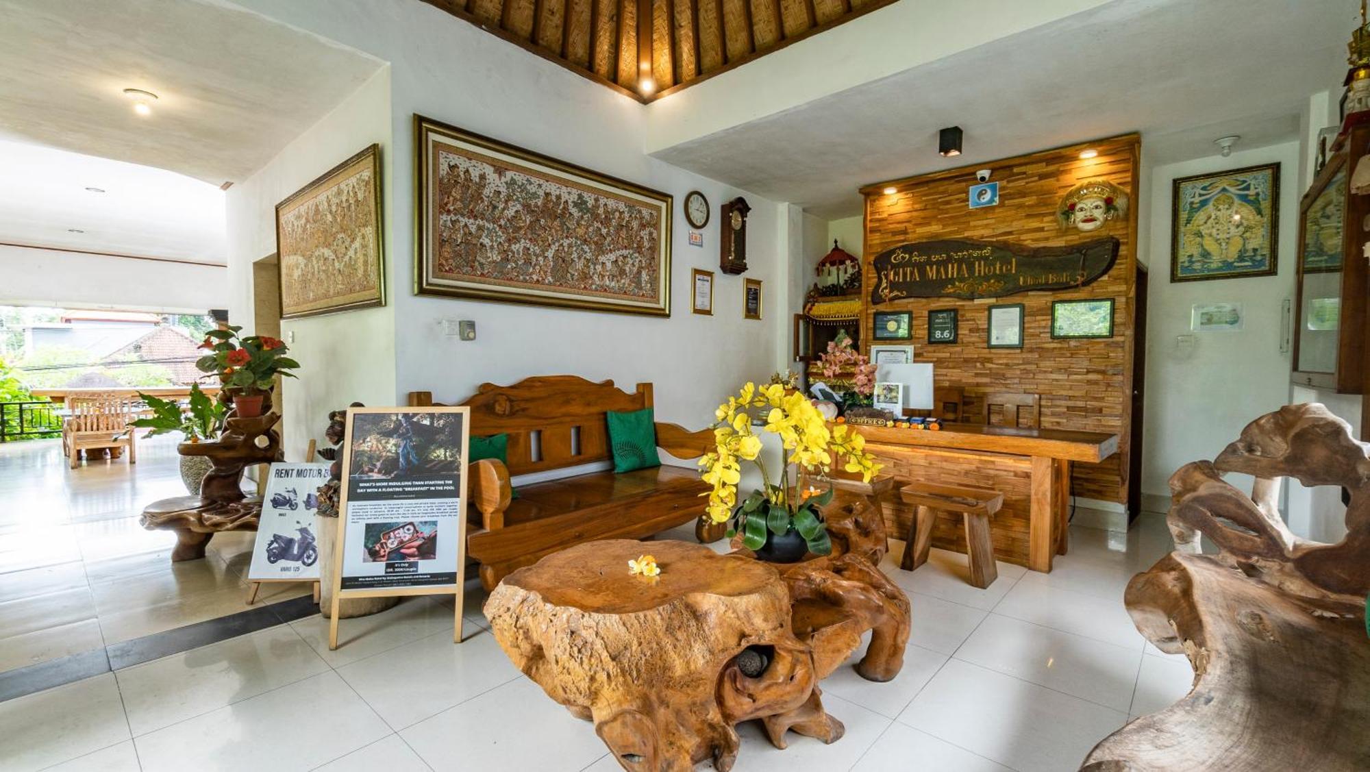 Gita Maha Ubud Hotel By Mahaputra-Chse Certified Exteriör bild